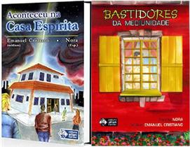 KIT 2 LIVROS Emanuel Cristiano Aconteceu na Casa Espírita + Bastidores da Mediunidade