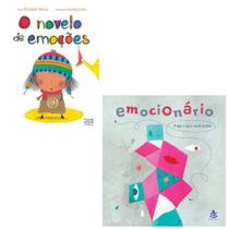 Kit 2 livros: emocionário - diga o que voce sente + o novelo de emoções - Kit de Livros