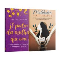 Kit 2 Livros - Entre Lágrimas e Milagres Moldadas pelo Criador + O poder da mulher que ora