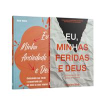 Kit 2 Livros - Eu, minhas curas e Deus Eu, Minha ansiedade e Deus + Eu, minhas feridas e Deus