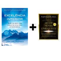 Kit 2 Livros, Excelência interior + Quem Pensa Enriquece, o Legado, Livro de Bolso, Napoleon Hill