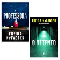 Kit 2 livros físico, A professora + O detento, Freida McFadden