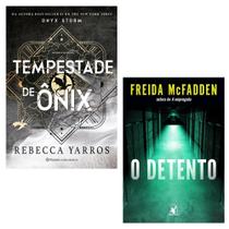 Kit 2 Livros Físico, Tempestade de Ônix + O detento, Rebecca Yarros, Freida McFadden Kit 2 Livros Físico, Tempestade de Ônix + O detento, Rebecca Yarros, Freida McFadden