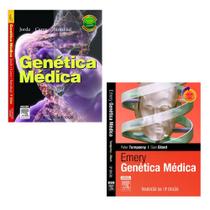 Kit 2 livros: genética humana + brinde emery genética médica