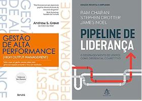 kit 2 livros Gestão de Alta Performance + Pipeline de liderança