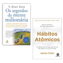 Kit 2 Livros, Hábitos Atômicos + Os segredos da mente milionária, T. Harv Eker, James Clear Kit 2 Livros, Hábitos Atômicos + Os segredos da mente milionária, T. Harv Eker, James Clear