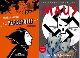 KIT 2 LIVROS HQ PERSEPOLIS Marjane Satrapi + MAUS Art Spiegelman