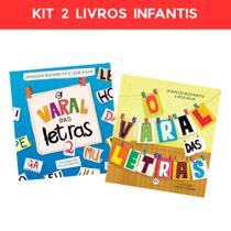 Kit 2 Livros Infantis - Varal das letras 2, Varal das letras