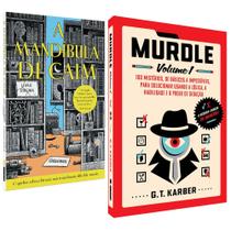 Kit 2 Livros Interativos Enígmas Lógica e Desafios Quebra-Cabeça Solução de Problemas