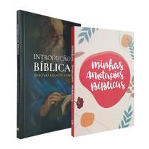 Kit 2 Livros Introdução Bíblica + Minhas Anotações Bíblicas - Boho