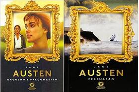 Kit 2 livros jane austen orgulho e preconceito + persuasao capa dura bilingue Kit 2 livros jane austen orgulho e preconceito + persuasao capa dura bilingue