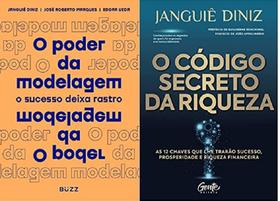 KIT 2 LIVROS Janguie Diniz O poder da modelagem + O código secreto da riqueza