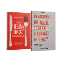 Kit 2 Livros - Jovens Crescendo em Fé Com Oração e Jejum