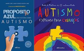 KIT 2 LIVROS Kaká Koerich Busch Lobe Propósito Azul: Uma história sobre autismo + Autismo explicado para crianças KIT 2 LIVROS Kaká Koerich Busch Lobe Propósito Azul: Uma história sobre autismo + Autismo explicado para crianças