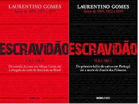 KIT 2 LIVROS Laurentino Gomes ESCRAVIDAO - GLOBO