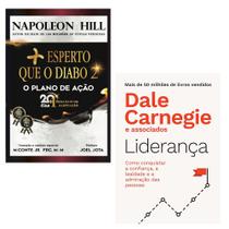 Kit 2 livros, Mais Esperto que o Diabo 2, O Plano de Ação + Liderança, Dale Carnegie, Napoleon Hill