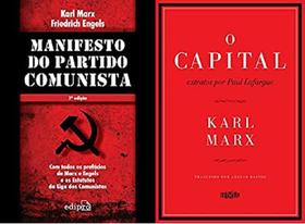 KIT 2 LIVROS Manifesto do Partido Comunista + O capital Extratos