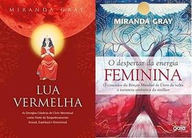 kit 2 livros Miranda Gray Lua Vermelha + O despertar da energia feminina