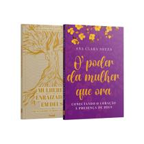 Kit 2 Livros - Mulher de Oração e Palavra - Mulheres Enraizadas + O poder da mulher que ora Kit 2 Livros - Mulher de Oração e Palavra - Mulheres Enraizadas + O poder da mulher que ora