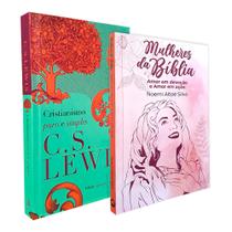Kit 2 Livros Mulheres da Bíblia + Cristianismo Puro e Simples C. S. Lewis
