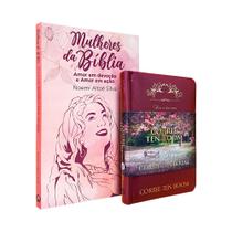 Kit 2 Livros Mulheres da Bíblia + Devocional Dia a Dia com Corrie Ten Boom - Luxo