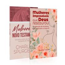 Kit 2 Livros Mulheres Improváveis + Mulheres do Novo Testamento Volte a Sonhar