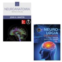Kit 2 livros: neurologia essencial + neuroanatomia