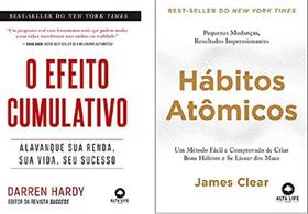 Kit 2 Livros O Efeito Cumulativo + Hábitos Atômicos