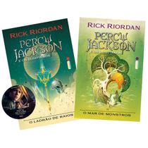 Kit 2 Livros, O ladrao de raios, Vol. 01 + O Mar De Monstros, Volume 02, Série Percy Jackson E Os Olimpianos