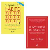 Kit 2 Livros, O Poder Do Hábito, Charles Duhigg + O Investidor De Bom Senso, John C. Bogle - Objetiva