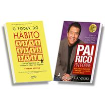 Kit 2 Livros O Poder Do Hábito + Pai Rico, Pai Pobre Edição Atualizada E Ampliada 20 Anos, Charles Duhigg, Robert Kyiosa
