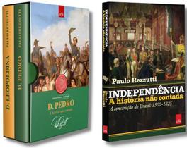 KIT 2 livros Paulo Rezzutti Bicentenário da Independência do Brasil + Independência: a história não contada - LEYA