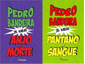 Kit 2 livros pedro bandeira pantano de sangue + anjo da morte