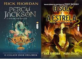 KIT 2 LIVROS PERCY JACKSON O cálice dos Deuses + O sol e a estrela: Uma aventura de Nico Di Angelo