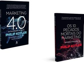 Kit 2 Livros Philip Kotler Marketing 4.0 + Os 1O Pecados Mortais Do Marketing