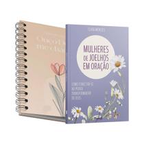 Kit 2 Livros - Promessas para Ela Diário de Oração - Bege + Mulheres de Joelhos em Oração Kit 2 Livros - Promessas para Ela Diário de Oração - Bege + Mulheres de Joelhos em Oração