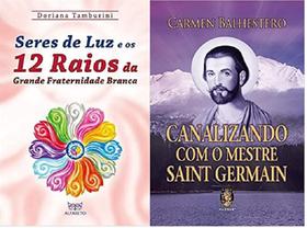 Kit 2 Livros Seres Luz 12 Raios+ Canalizando Saint Germain