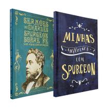 Kit 2 Livros Sermões de Charles Spurgeon sobre Fé e Caderno Minhas Reflexões