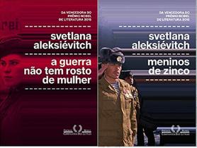 KIT 2 LIVROS Svetlana Aleksiévitch A guerra não tem rosto de mulher + Meninos de Zinco - Companhia das Letras