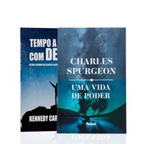 Kit 2 Livros Tempo a Sós com Deus + Uma Vida de Poder I Charles Spurgeon Presença de Deus