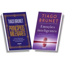Kit 2 Livros Tiago Brunet Princípios Milenares + Emoções inteligentes, Governe sua vida emocional e assuma o controle Kit 2 Livros Tiago Brunet Princípios Milenares + Emoções inteligentes, Governe sua vida emocional e assuma o controle