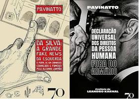 KIT 2 LIVROS Tiago Pavinatto Da Silva: a grande fake news da esquerda + Declaração Universal dos Direitos da Pessoa Huma