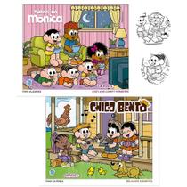 Kit 2 Livros Turma da Mônica e Chico Bento Cozy and Comfy Moments Por Mauricio de Sousa