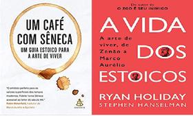 Kit 2 Livros Um Café Com Sêneca + A Vida Dos Estoicos