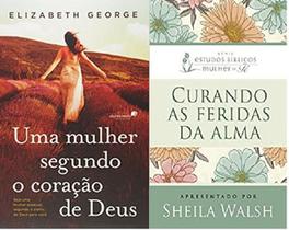 Kit 2 Livros Uma Mulher Segundo Coração Deus + Curando As