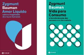 KIT 2 LIVROS Zygmunt Bauman Amor líquido + Vida para consumo - ZAHAR