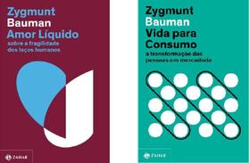 Kit 2 Livros Zygmunt Bauman Amor Líquido + Vida Para Consumo
