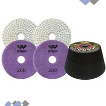 Kit 2 Lixa+Rebolo P/ pia de mármore Kit 2 Lixa+Rebolo P/ pia de mármore