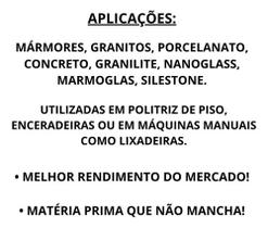 Kit 2 Lixas Colmeia Seco Diamantada 100mm Polimento Lixamento 100mm