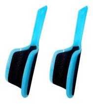 Kit 2 Lixas de Pé Rala Calo Grande Landhs Anatômica Côncava